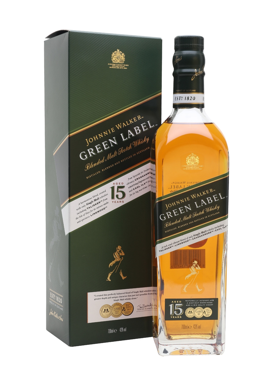 Johnnie Walker Green Label 15 yrs / giftbox (0.75L) 